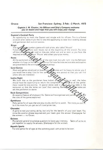 Orsova Programme Page 2